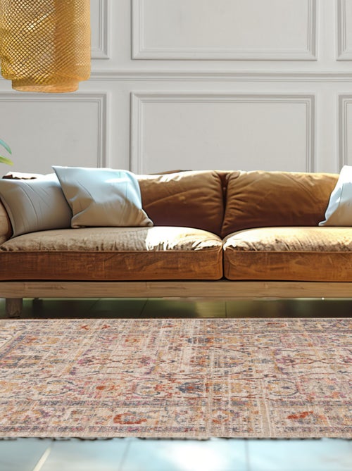 Vintage woondecoratie vloerkleed - Kiabi