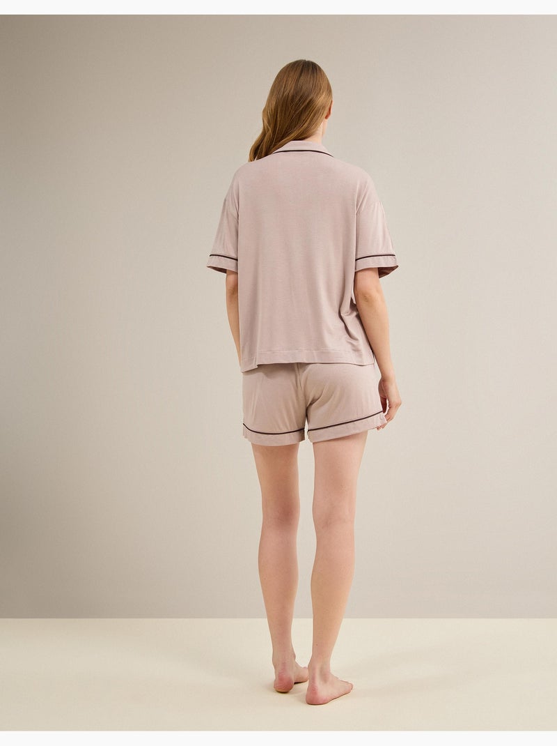 Viscosepyjama's, mo fashion Beige - Kiabi