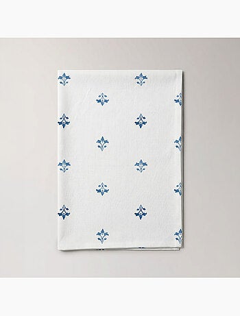 Vlekbestendig tafelkleed met mediterrane bloemenprint - Gamusi.
