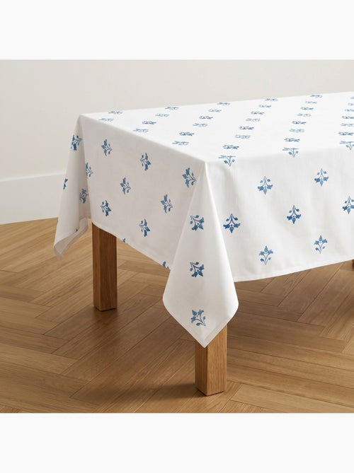Vlekbestendig tafelkleed met mediterrane bloemenprint - Gamusi. - Kiabi Vlekbestendig tafelkleed met mediterrane bloemenprint - Gamusi. - Kiabi