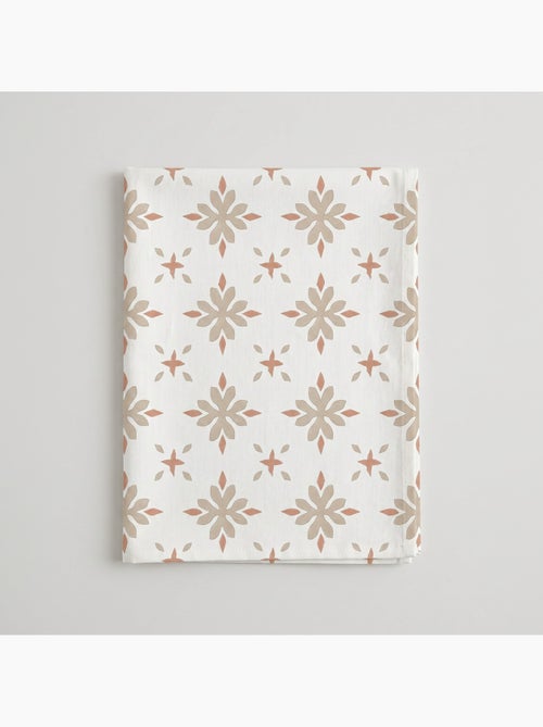 Vlekbestendig tafelkleed met mediterrane geometrische bloemenprint - Gamusi. - Kiabi Vlekbestendig tafelkleed met mediterrane geometrische bloemenprint - Gamusi. - Kiabi