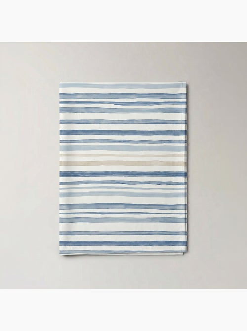 Vlekbestendig tafelkleed met mediterrane streepprint - Gamusi. - Kiabi Vlekbestendig tafelkleed met mediterrane streepprint - Gamusi. - Kiabi