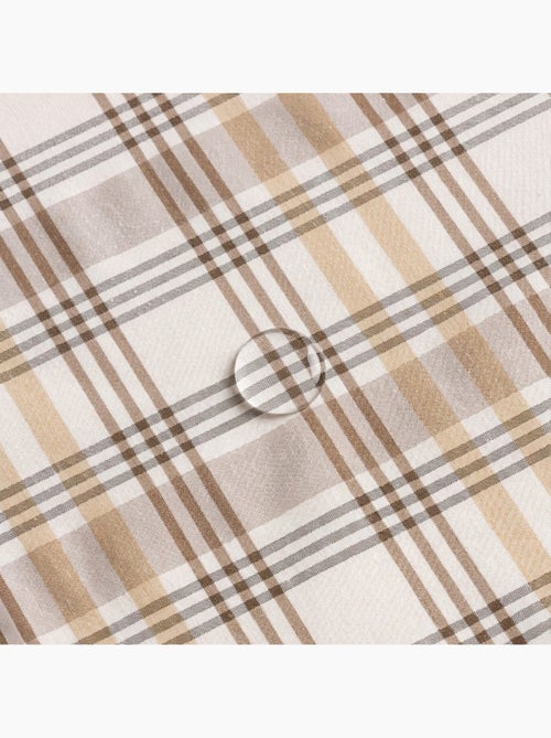 Vlekbestendig tafelkleed met tartandessin, natuurlijke touch en valling - Gamusi. - Kiabi Vlekbestendig tafelkleed met tartandessin, natuurlijke touch en valling - Gamusi. - Kiabi