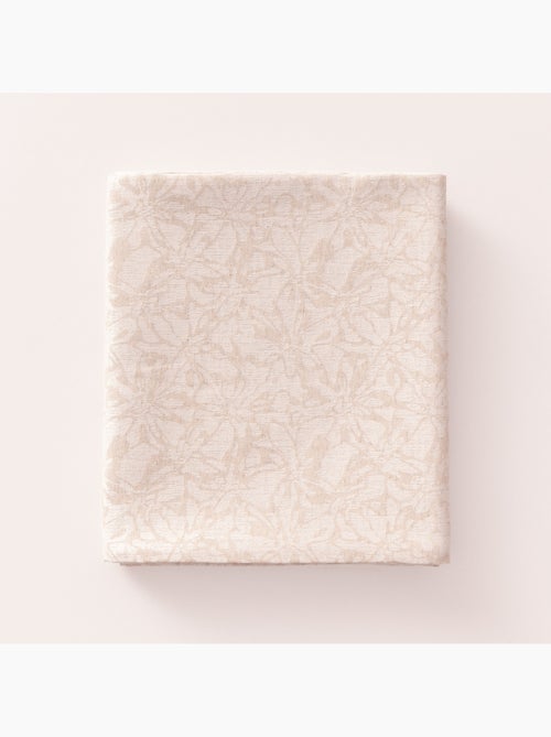 Vlekbestendig tafelkleed van getextureerde stof met bloemendessin - Gamusi. - Kiabi Vlekbestendig tafelkleed van getextureerde stof met bloemendessin - Gamusi. - Kiabi