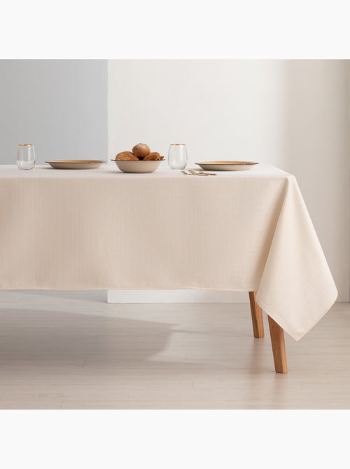 Vlekbestendig tafelkleed van getextureerde stof met honingraatdessin - Gamusi. - Kiabi Vlekbestendig tafelkleed van getextureerde stof met honingraatdessin - Gamusi. - Kiabi