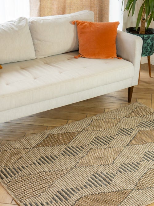 Vloerkleed deco rechthoekig ESSAOUIRA 120 x 170 cm 0,6 cm Future Home - Kiabi
