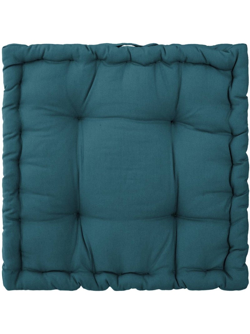 Vloerkussen in geometrische stijl Blauw - Kiabi