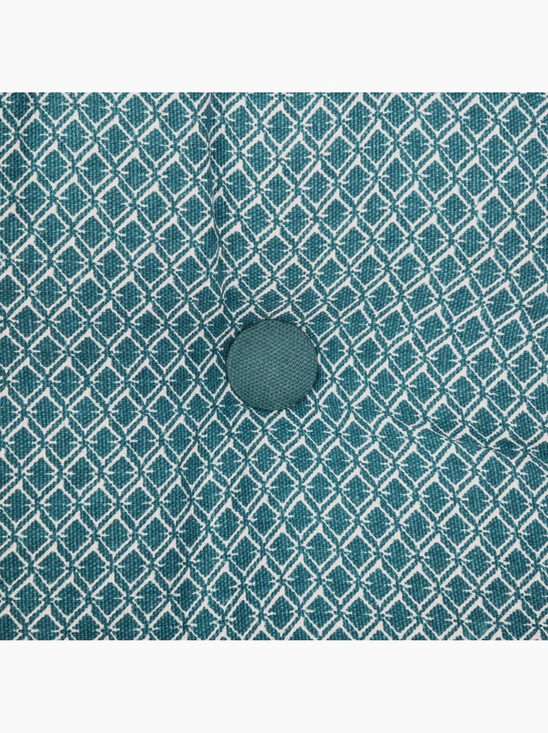 Vloerkussen in geometrische stijl Blauw - Kiabi