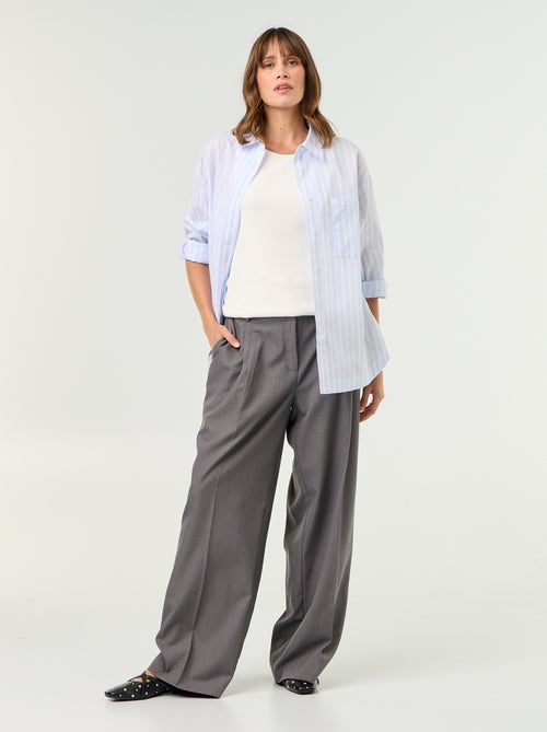 Voedingsblouse met split aan de zijkant - Kiabi