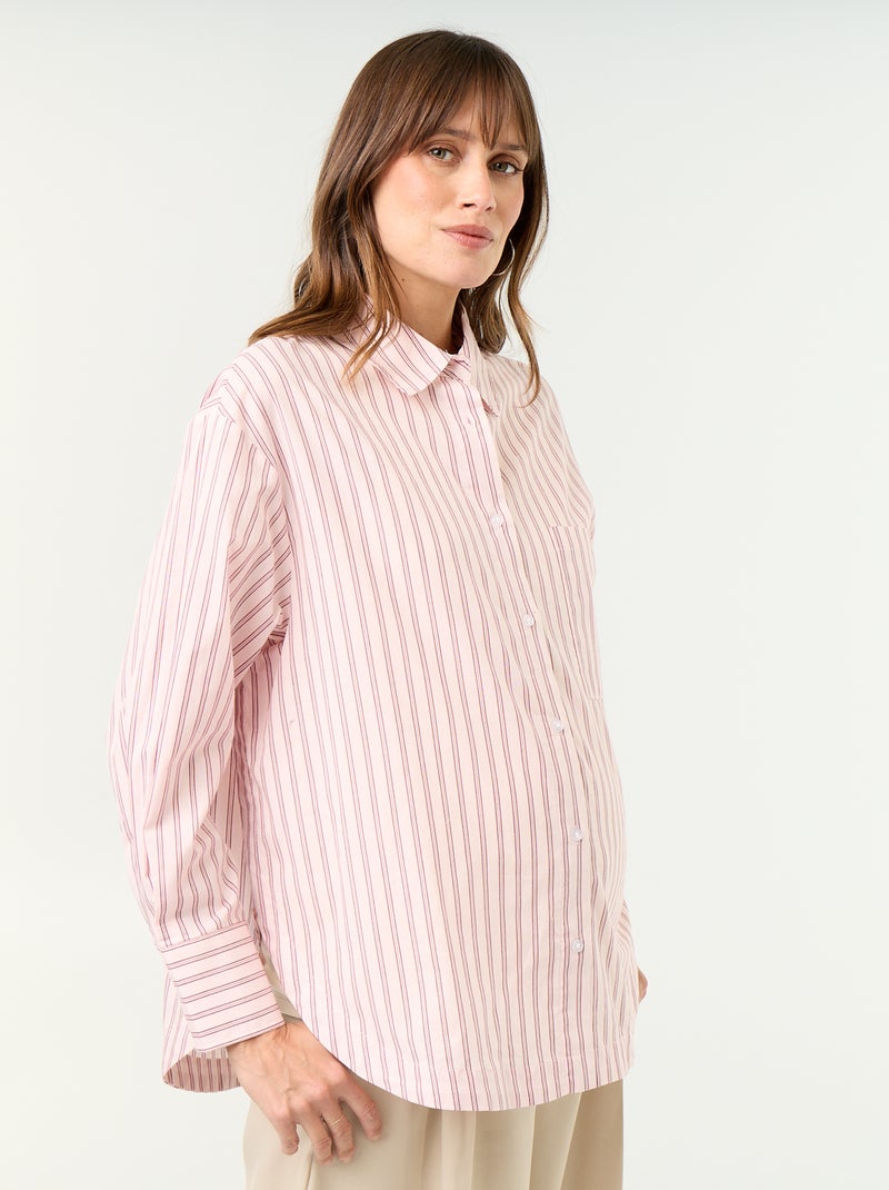 Voedingsblouse met split aan de zijkant Rose - Kiabi