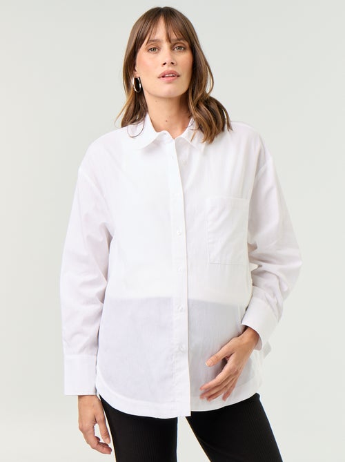 Voedingsblouse met split aan de zijkant - Kiabi Voedingsblouse met split aan de zijkant - Kiabi
