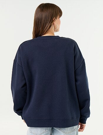Voedingssweatshirt met overslagopening