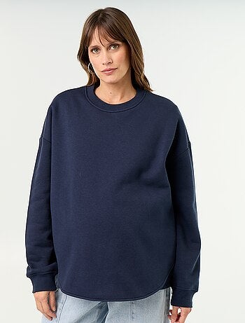 Voedingssweatshirt met overslagopening
