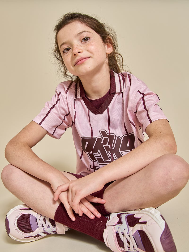 Voetbal-T-shirt met korte mouwen Rose - Kiabi