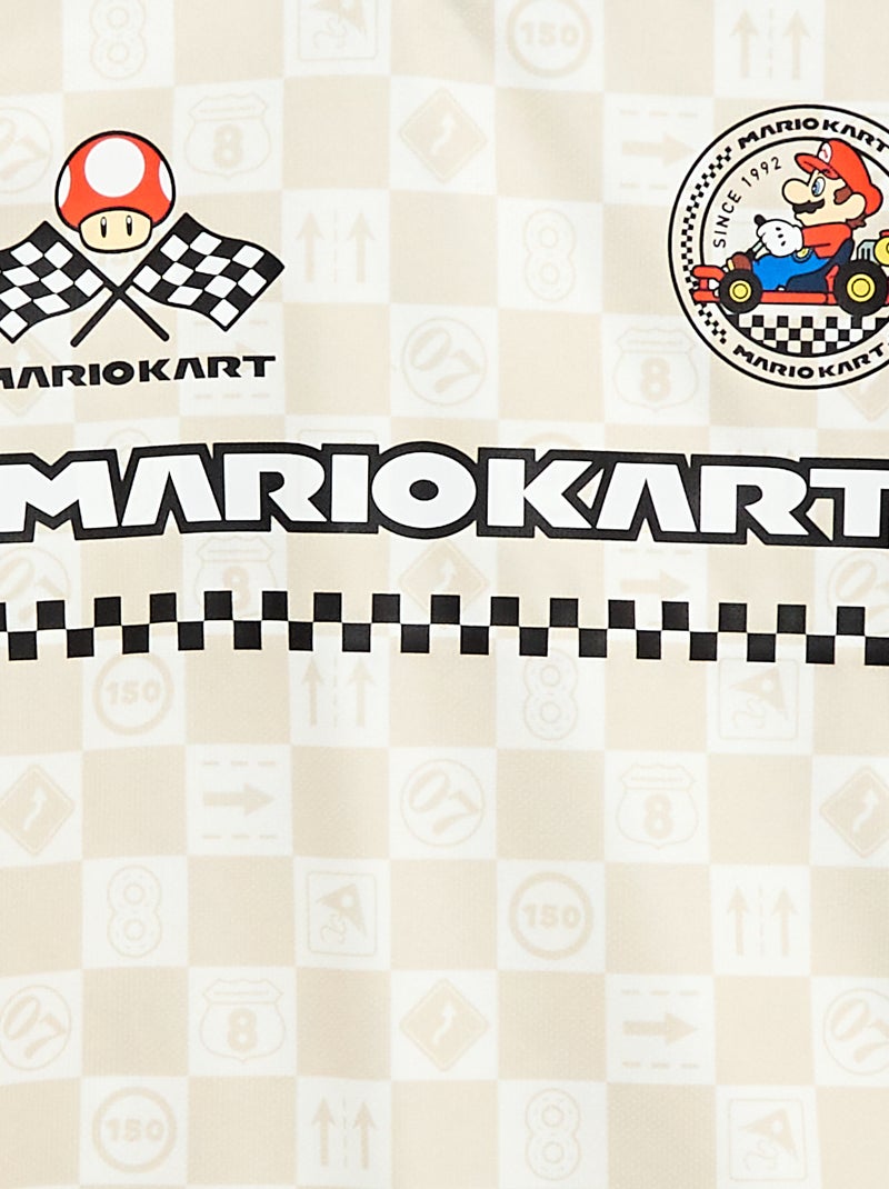 Voetbalshirt 'Mario Kart' Wit - Kiabi