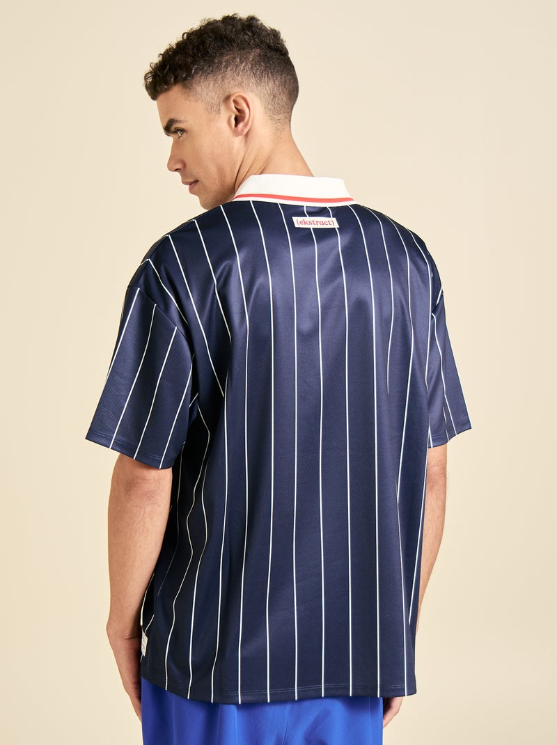 Voetbalshirt met korte mouwen Blauw - Kiabi