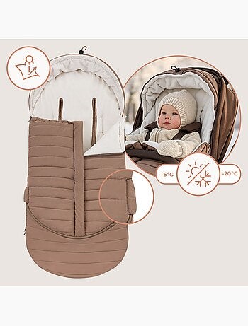 Voetenzak voor kinderwagen LIONELO Oli – Universeel – Waterdicht – +5 tot –20 °C – UV-filter