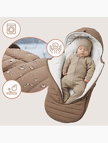 Voetenzak voor kinderwagen LIONELO Oli – Universeel – Waterdicht – +5 tot –20 °C – UV-filter