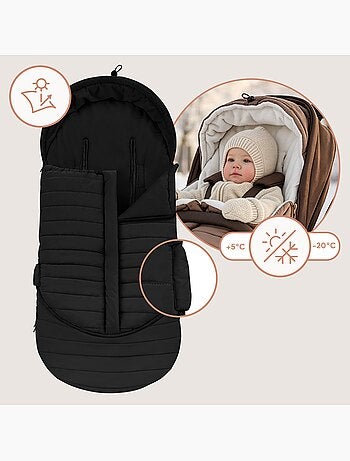 Voetenzak voor kinderwagen LIONELO Oli – Universeel – Waterdicht – +5 tot –20 °C – UV-filter