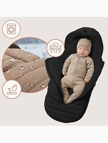 Voetenzak voor kinderwagen LIONELO Oli – Universeel – Waterdicht – +5 tot –20 °C – UV-filter