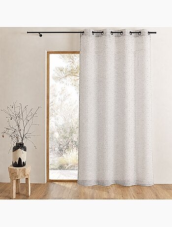 Voilage à motifs de petites croix