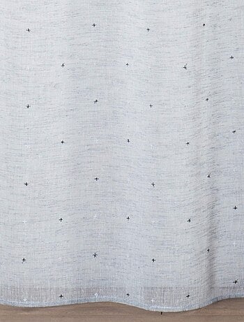 Voilage à motifs de petites croix