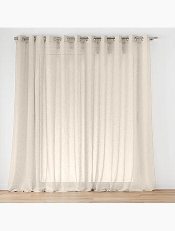Voilage à œillets – Voile tissé Carlin