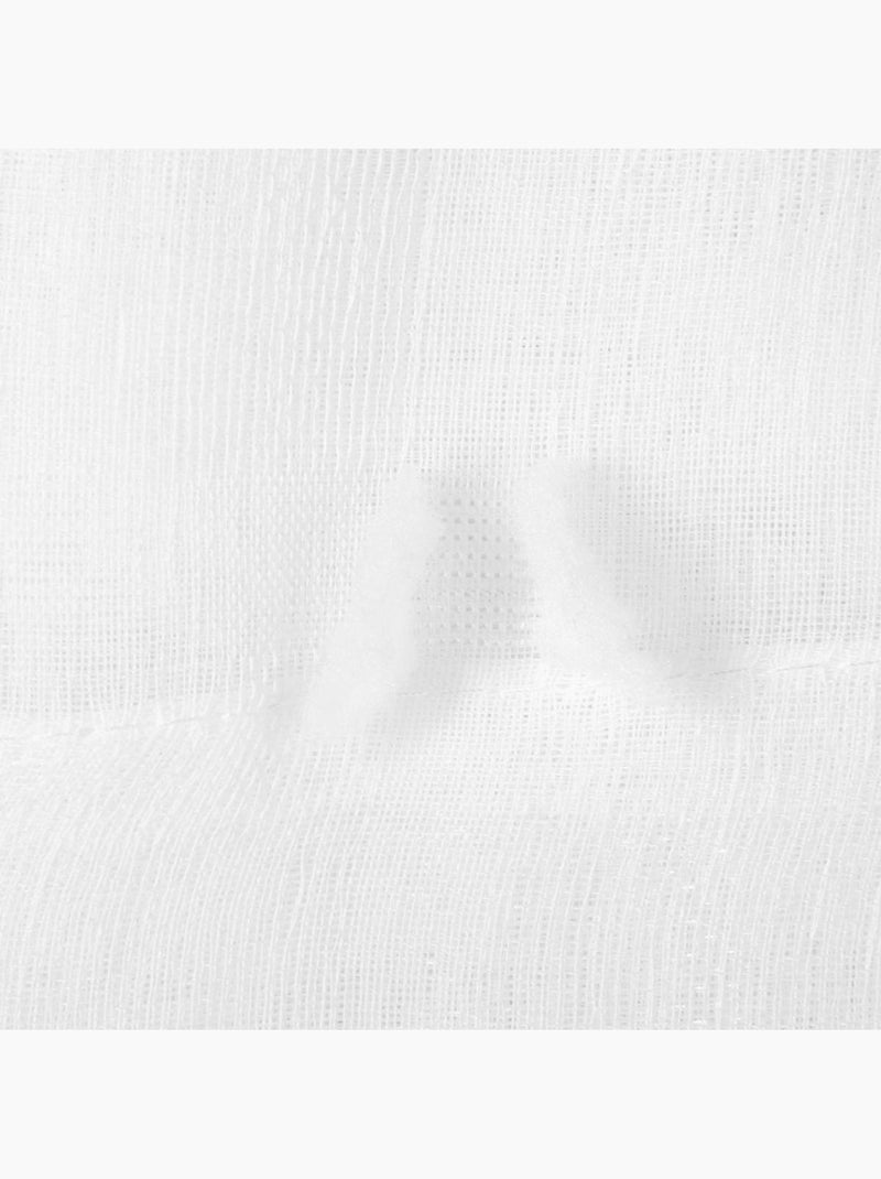 Voilage à pompons LILY Blanc - Kiabi
