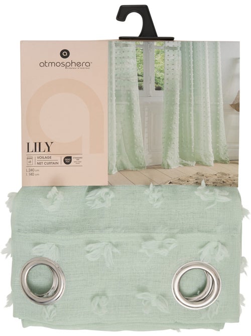 Voilage à pompons LILY - Kiabi