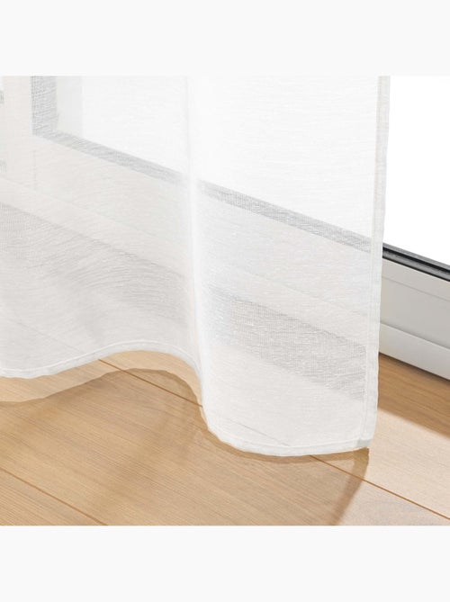 Voilage blanc fluide transparent - Kiabi Voilage blanc fluide transparent - Kiabi