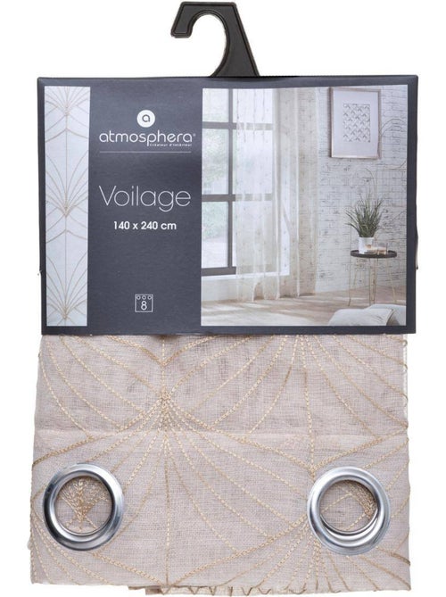 Voilage brodé MIA - Kiabi