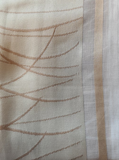 Voilage en organza à rayures verticales à motif - Kiabi
