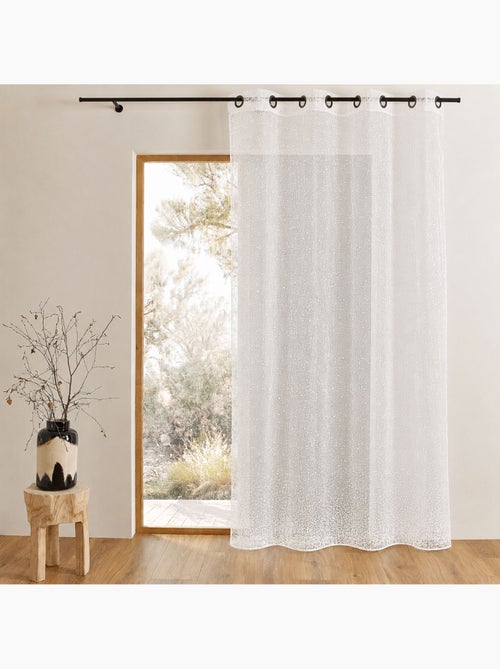 Voilage en organza dévoré et brodé - Kiabi Voilage en organza dévoré et brodé - Kiabi
