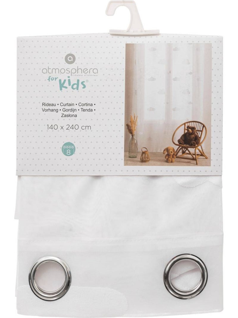 Voilage enfant NUAGE Blanc - Kiabi