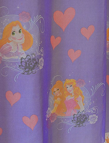 Voilage imprimé à motifs de princesses