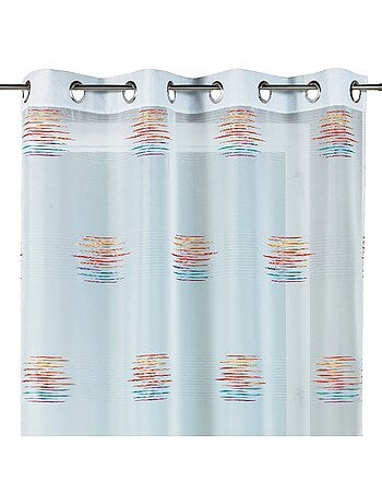 Voilage jacquard à motifs graphiques