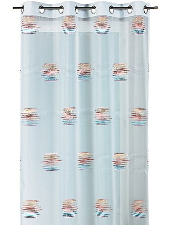 Voilage jacquard à motifs graphiques