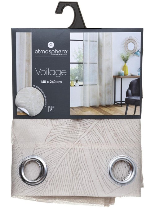 Voilage motif feuilles DEVO - Kiabi
