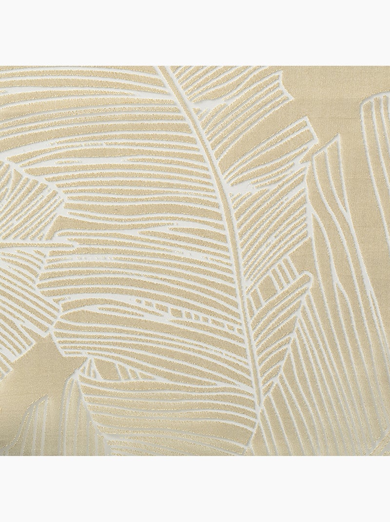 Voilage motif feuilles DEVO Lin - Kiabi