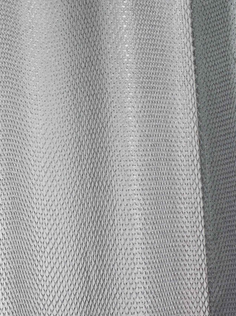 Voilage organza  - Effet résille Gris clair - Kiabi