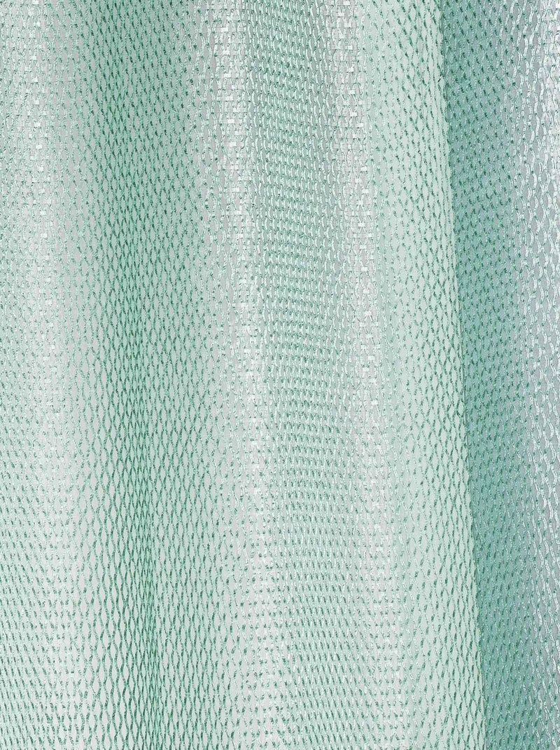 Voilage organza  - effet résille Vert - Kiabi