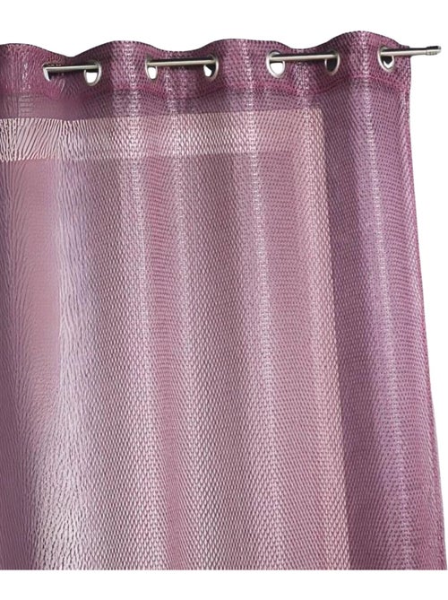 Voilage organza  - Effet résille - Kiabi