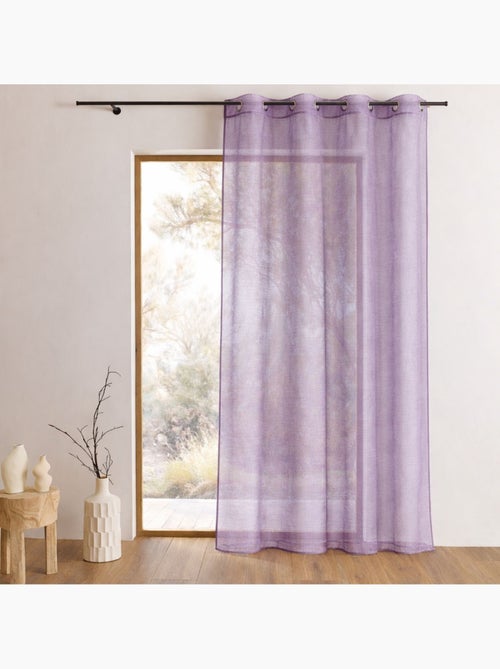 Voilage organza à fines rayures horizontales - Kiabi