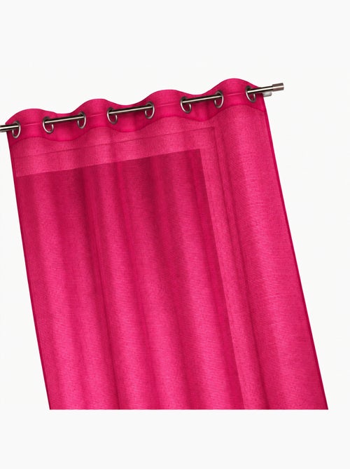 Voilage organza à fines rayures horizontales - Kiabi Voilage organza à fines rayures horizontales - Kiabi