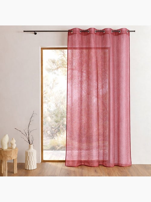 Voilage organza à fines rayures horizontales - Kiabi