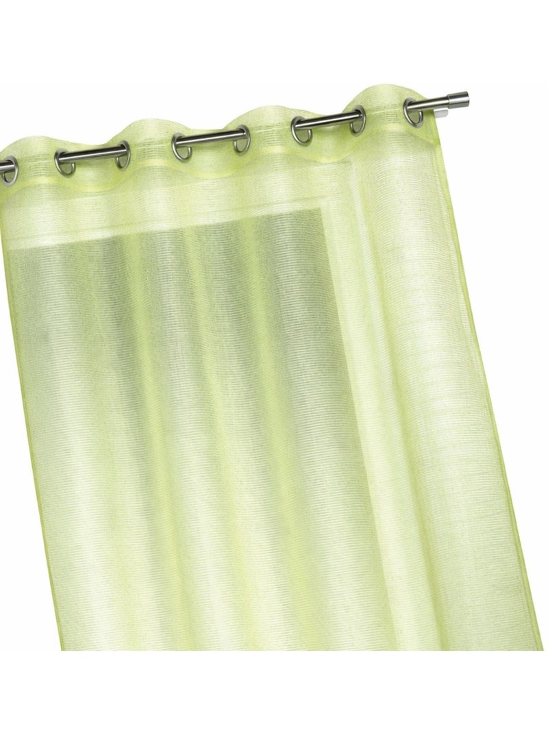 Voilage organza à fines rayures horizontales Vert clair - Kiabi