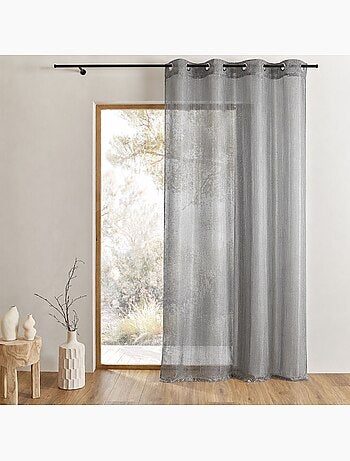 Voilage organza à gouttes métalliques