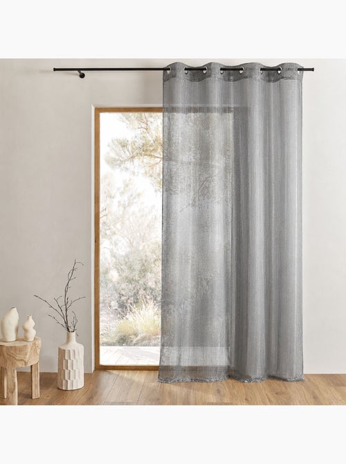 Voilage organza à gouttes métalliques - Kiabi