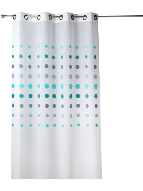 Voilage organza à pois géométriques - Kiabi