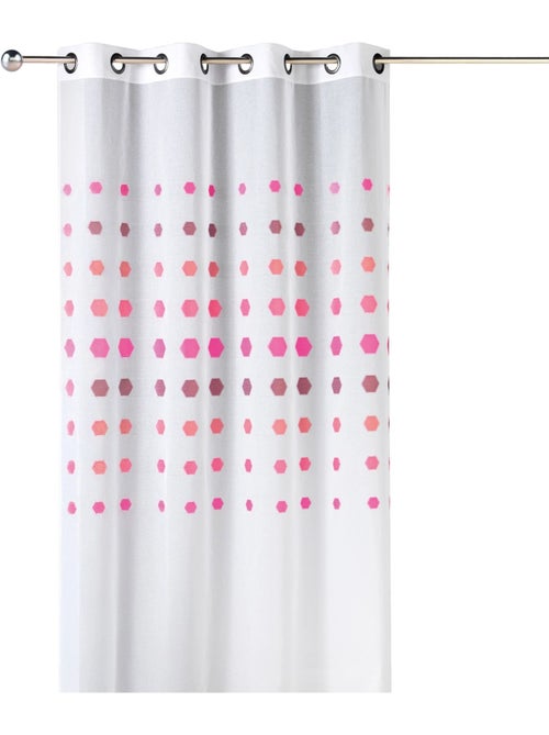 Voilage organza à pois géométriques - Kiabi